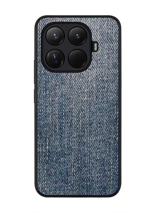 For Xiaomi 15T Pro Case,Slim fit Camera Protection, Shockproof Thin Phone cover  - Dark Denim Print